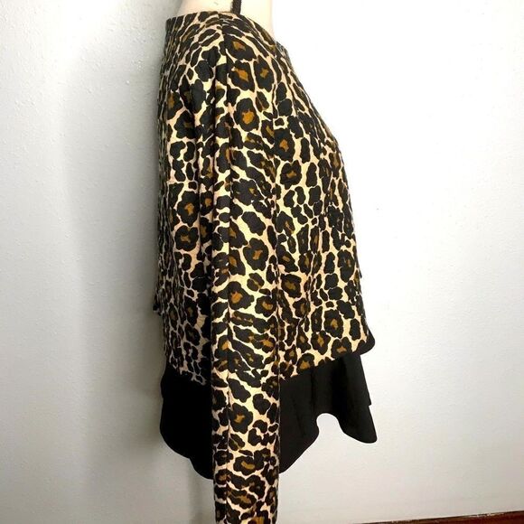 NWT Ark & Co. by Anthropologie Leopard Blouse - Picture 3 of 10